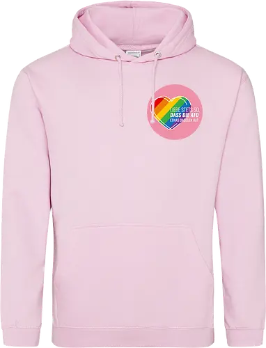 Liebe stets so... Pride Herz - Kreis - Pocket - Standard Hoodie