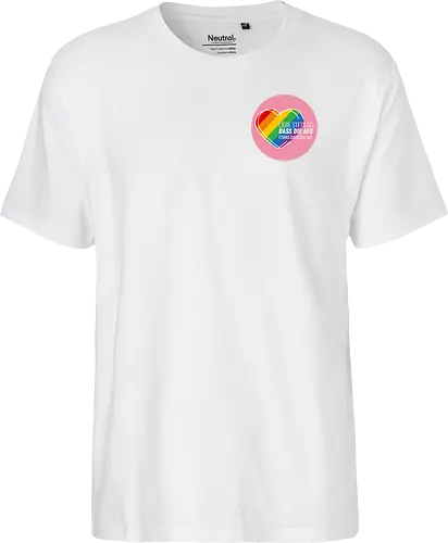 Liebe stets so... Pride Herz - Kreis - Pocket - Fairtrade T-Shirt