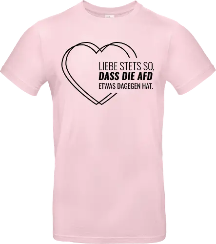 Liebe stets so... - schwarz - Standard T-Shirt