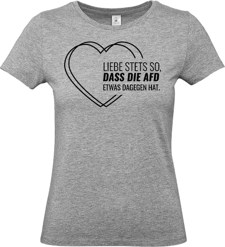 Liebe stets so... - schwarz