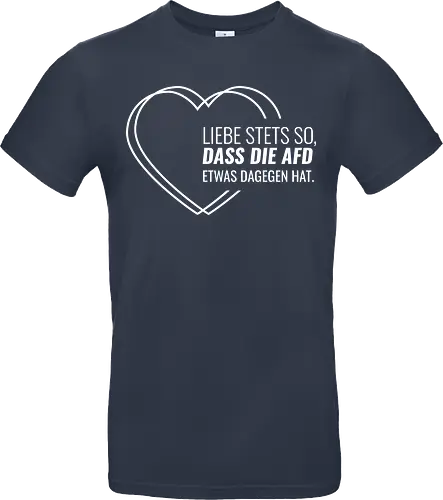 Liebe stets so... - weiß - Standard T-Shirt