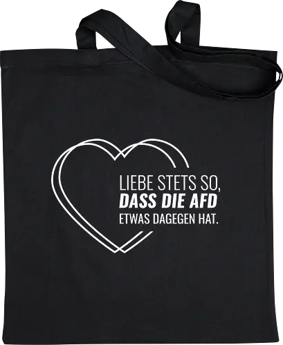 Liebe stets so... - weiß - Tote Bag