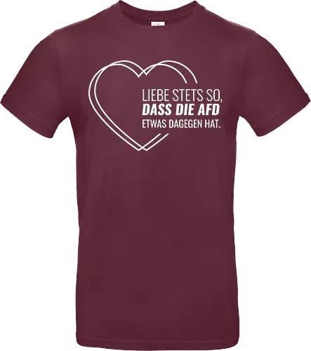 Liebe stets so... - weiß - Standard T-Shirt