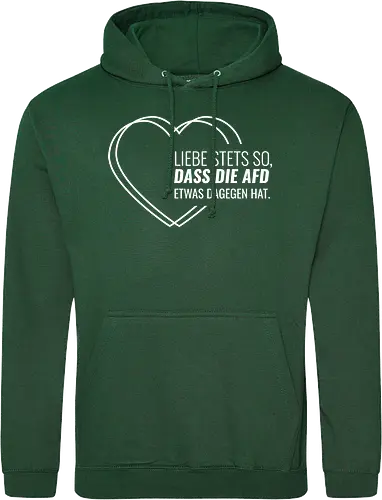 Liebe stets so... - weiß - Standard Hoodie