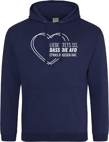 Liebe stets so... - weiß - Standard Hoodie