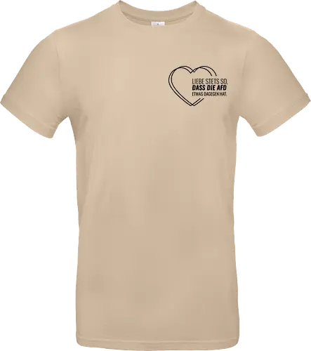 Liebe stets so... - schwarz - Pocket - Standard T-Shirt