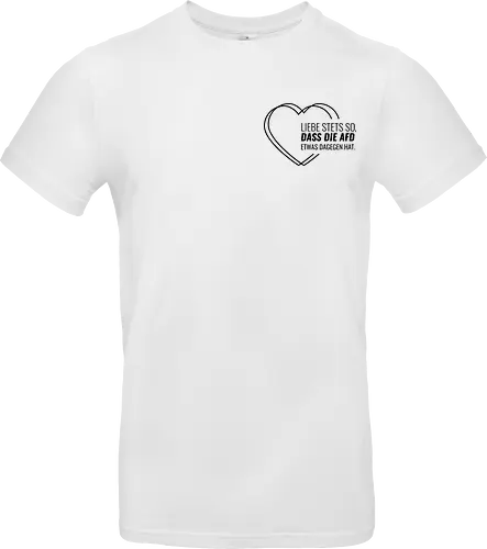 Liebe stets so... - schwarz - Pocket - Standard T-Shirt