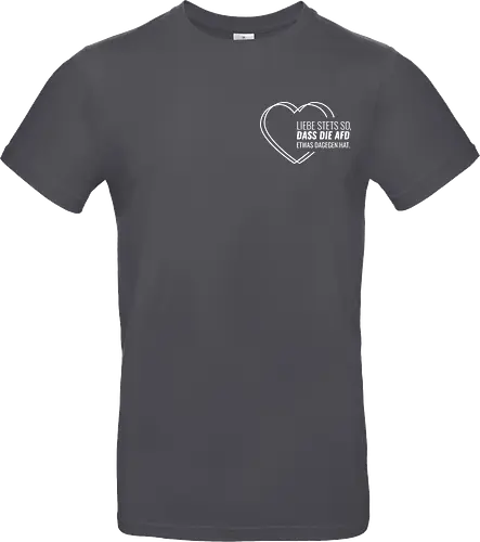 Liebe stets so... - weiß - Pocket - Standard T-Shirt