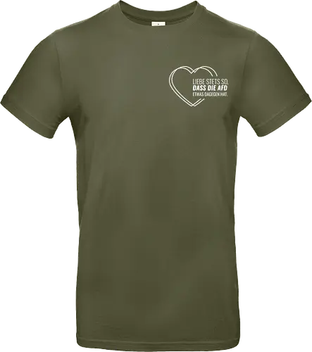 Liebe stets so... - weiß - Pocket - Standard T-Shirt