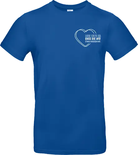 Liebe stets so... - weiß - Pocket - Standard T-Shirt