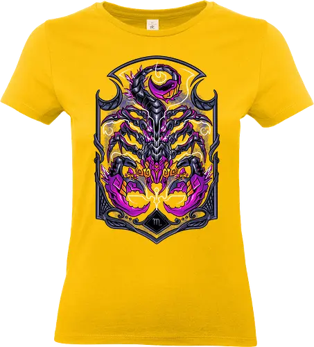 great scorpio zodiac  - zodiac, scorpio, scorpion, poison, Symbiote, mushroom, psycadelic, art, magic, cool, logo, mascot, illustration, wild, beast, horror, halloween - Standard T-Shirt (Women)