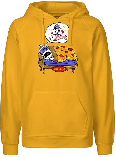 sleeping beauty  - cat, busy, kitty, fun, funny, cute, animal, catlover, fish, pizza, pizzalover, animal, food, culinary, meme, cartoon - Fairtrade Hoodie