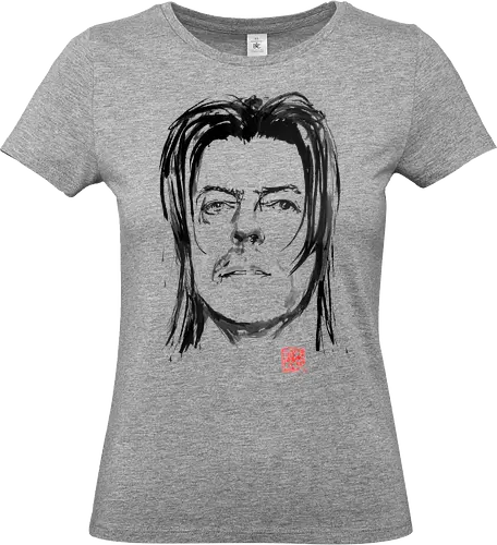 david bowie - david bowie, sumie, japan - Standard T-Shirt (Women)