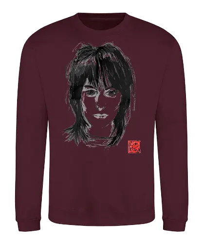 joan jett - joan jett, sumie, rock, japan - Sweatshirt