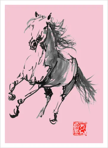 horse running