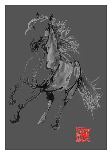horse running