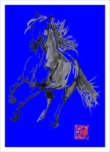 horse running
