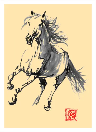 horse running