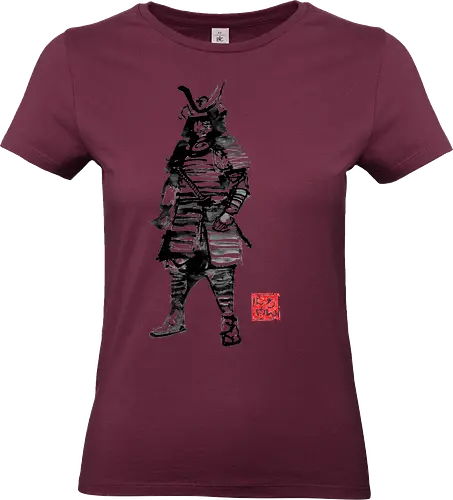 samurai tough - samurai, japan, sumie, armor - Standard T-Shirt (Women)
