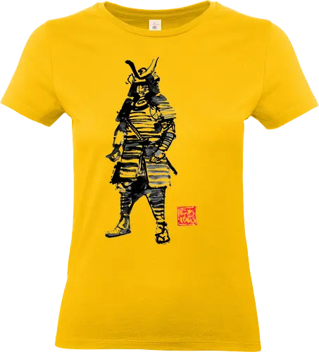 samurai tough - samurai, japan, sumie, armor - Standard T-Shirt (Women)