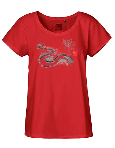 tisza lake - tisza, sumie, japan, lake, hungary - Fairtrade Girl Shirt