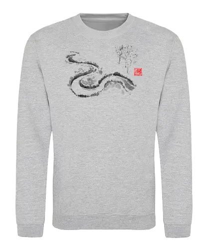 tisza lake - tisza, sumie, japan, lake, hungary - Sweatshirt