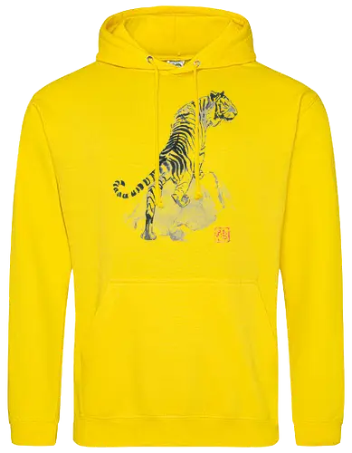tiger on the rocks