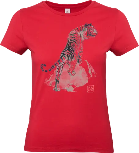 tiger on the rocks - tiger, sumie, japan, rocks - Standard T-Shirt (Women)