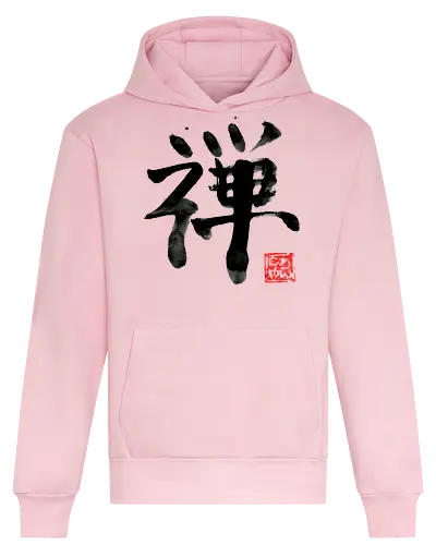 zen kanji - zen, sumie, japan, kanji - Heavyweight Hoodie