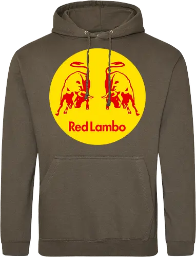 Red Lambo Vintage Art