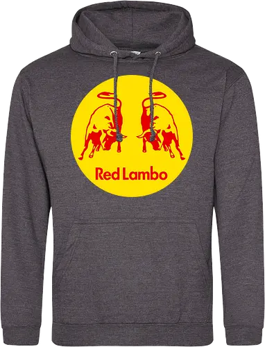 Red Lambo Vintage Art