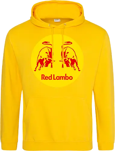 Red Lambo Vintage Art