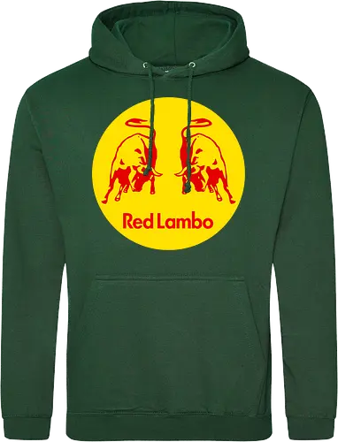 Red Lambo Vintage Art
