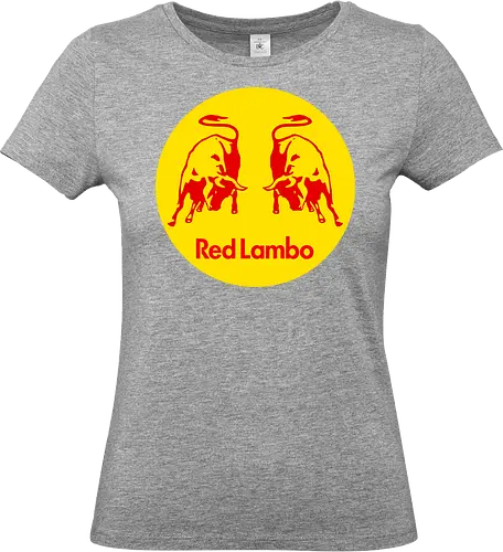 Red Lambo Vintage Art - drink, car, mashup, funny, gaming, anime, nerd, television, joke, meme, vintage, funny quote, memes, funnytee, funny pop, humor, parody, geek - Standard T-Shirt (Women)