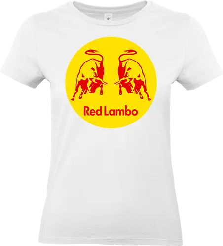 Red Lambo Vintage Art - drink, car, mashup, funny, gaming, anime, nerd, television, joke, meme, vintage, funny quote, memes, funnytee, funny pop, humor, parody, geek - Standard T-Shirt (Women)