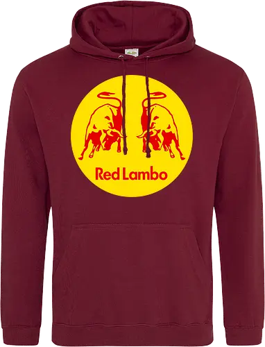 Red Lambo Vintage Art