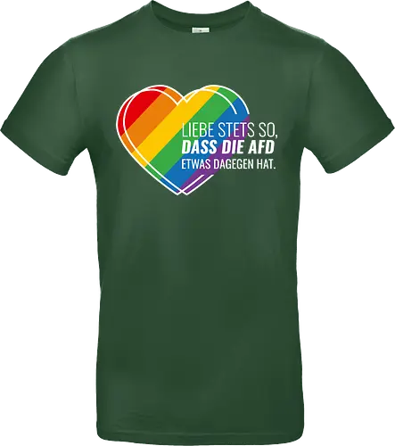 Liebe stets so... Pride Herz - weiß - Standard T-Shirt