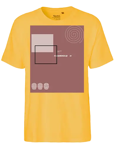 Div krude Platzierung Kontrollhintergrund - Fairtrade T-Shirt