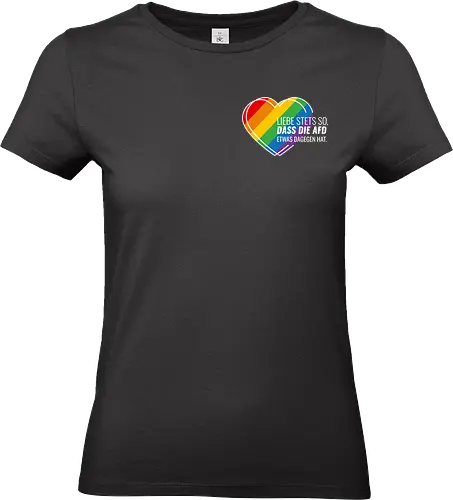 Liebe stets so... Pride Herz - weiß - Pocket - Standard T-Shirt (Women)