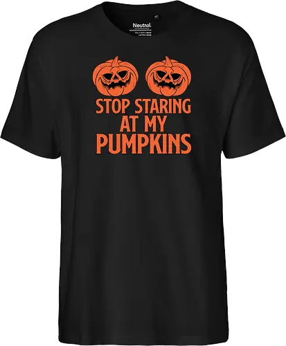 STOP STARING AT MY PUMPKINS