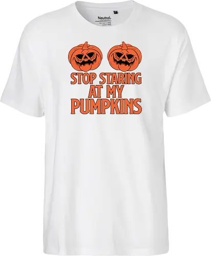 STOP STARING AT MY PUMPKINS