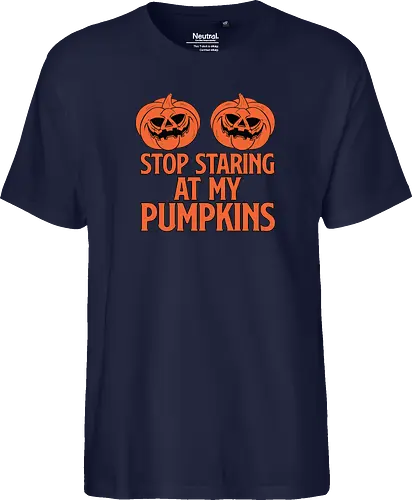 STOP STARING AT MY PUMPKINS