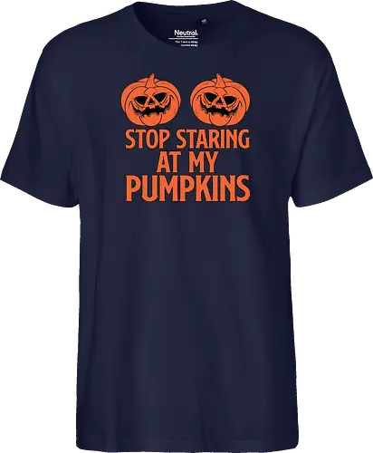 STOP STARING AT MY PUMPKINS