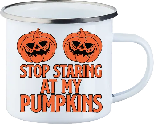 STOP STARING AT MY PUMPKINS