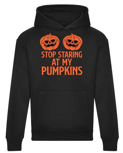 STOP STARING AT MY PUMPKINS