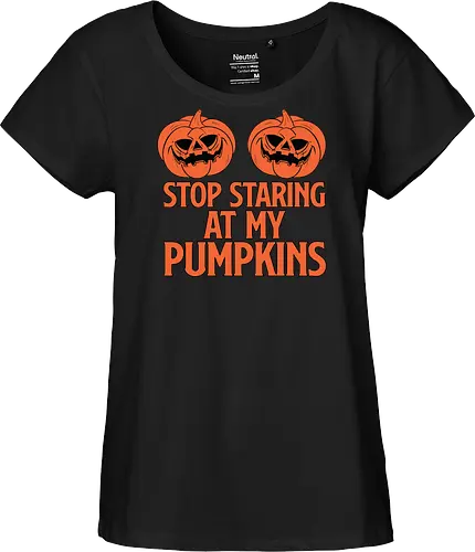 STOP STARING AT MY PUMPKINS