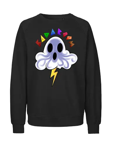badaboom  - ghost, cloud, fun, funny, cute, cool, rainbow, colorful, boo, chulthu, octopus - Fairtrade Sweatshirt