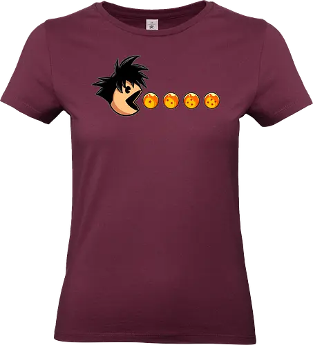 eat like saiyan  - Retrogaming, game, arcade, songoku, Dragon, villain, superhero, heroes, cool, adventure, 90s - Standard T-Shirt (Women)