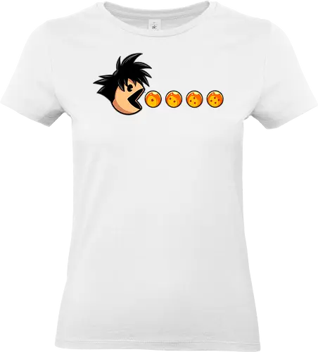 eat like saiyan  - Retrogaming, game, arcade, songoku, Dragon, villain, superhero, heroes, cool, adventure, 90s - Standard T-Shirt (Women)