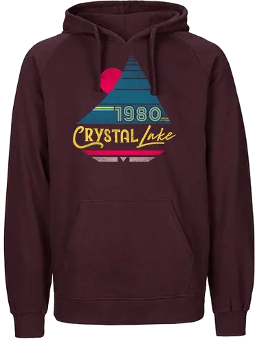 Crystal Lake Visions - Crystal Lake, 80s, 1980, horror, friday the 13th - Fairtrade Hoodie